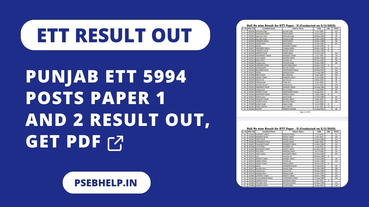 punjab-ett-5994-posts-paper-1-and-2-result-2023-out