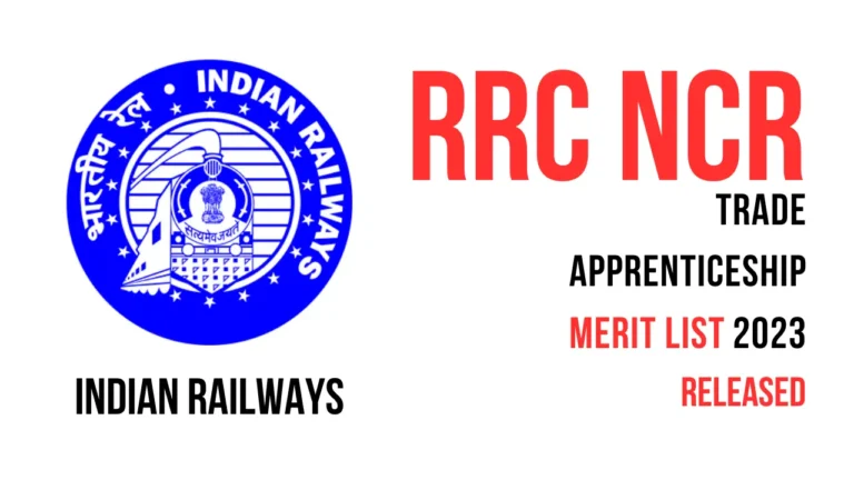 RRC_NCR_Trade_Apprentice_merit_list_2023