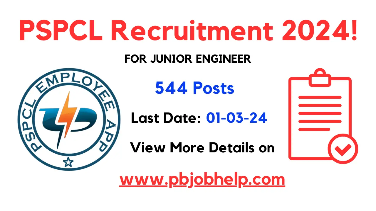 pspcl_je_recruitment_2024